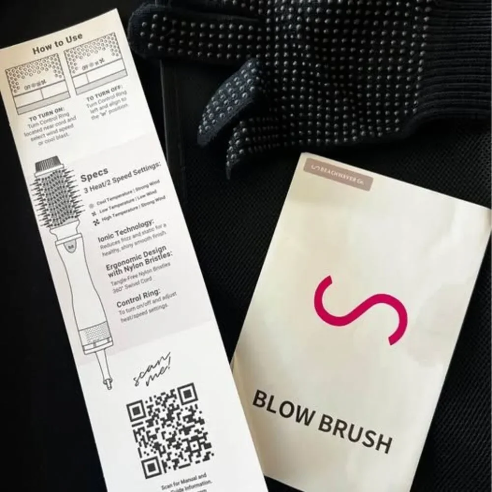Beachwaver Co 4 In 1 Blow Brush Hair Dryer Rose Gold Edition